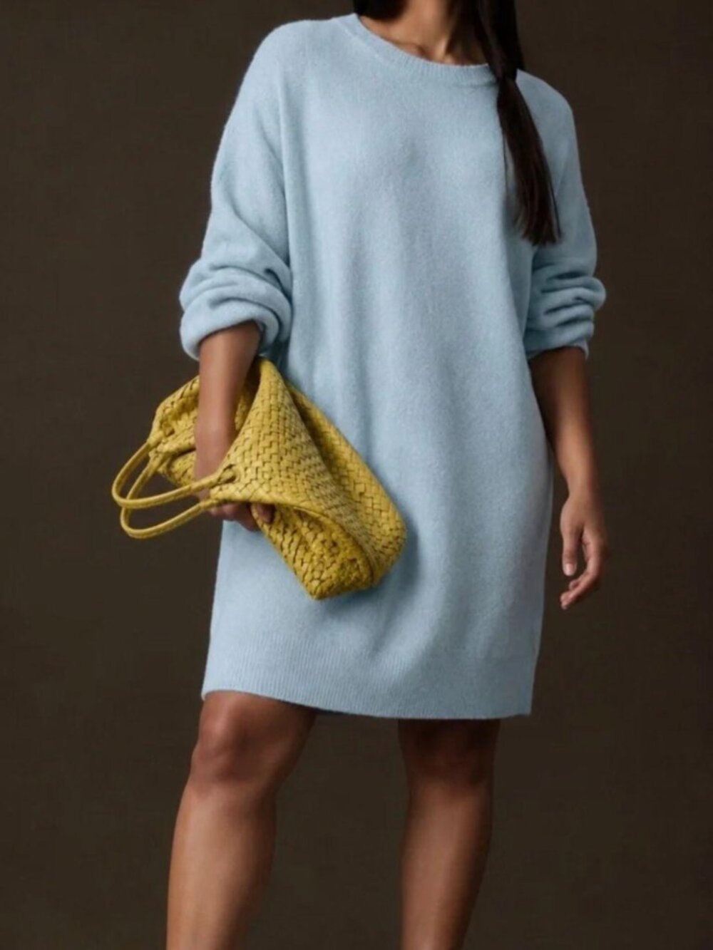 Anthropologie Daily Practice Soft Bouclé Knit Tunic Dress - Size XS